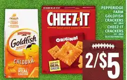 Food Basics PEPPERIDGE FARM GOLDFISH CRACKERS OR CHEEZ-IT CRACKERS offer