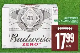 Food Basics BUDWEISER ZERO ALCOHOL BEER offer