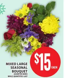 Food Basics MIXED LARGE SEASONAL BOUQUET offer