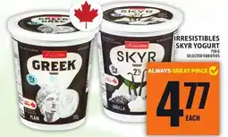 Food Basics IRRESISTIBLES SKYR YOGURT offer