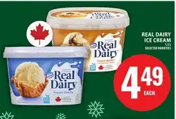 Food Basics REAL DAIRY ICE CREAM offer