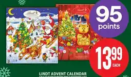 Food Basics LINDT ADVENT CALENDAR offer