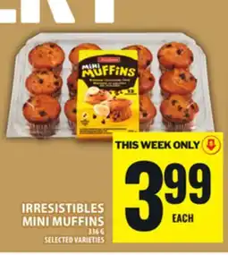 Food Basics IRRESISTIBLES MINI MUFFINS offer