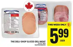 Food Basics THE DELI-SHOP SLICED DELI MEAT offer