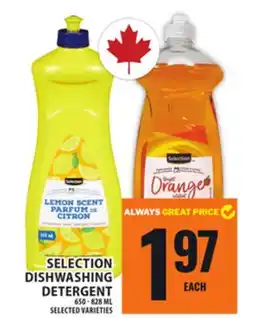 Food Basics SELECTION DISHWASHING DETERGENT offer
