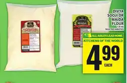 Food Basics DIVYA SOOJI OR MAIDA FLOUR offer