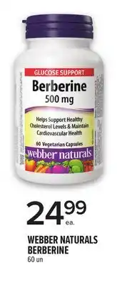 Metro WEBBER NATURALS BERBERINE offer