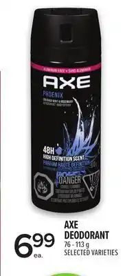 Metro AXE DEODORANT offer