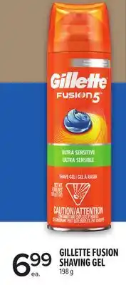 Metro GILLETTE FUSION SHAVING GEL offer