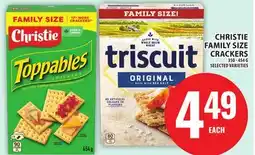 Food Basics CHRISTIE FAMILY SIZE CRACKERS offer