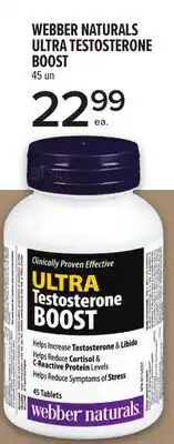 Metro WEBBER NATURALS ULTRA TESTOSTERONE BOOST offer