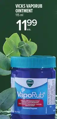 Metro VICKS VAPORUB OINTMENT offer