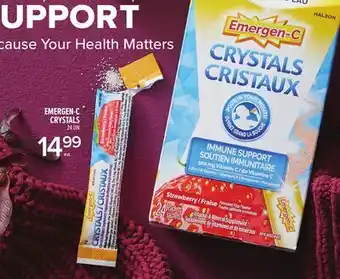 Metro EMERGEN-C CRYSTALS offer