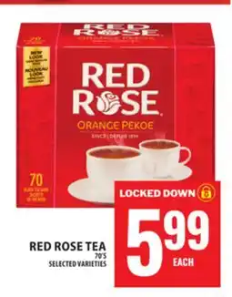 Food Basics RED ROSE TEA offer