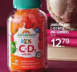 Metro JAMIESON KIDS C + D3 WITH ZINC GUMMIES offer
