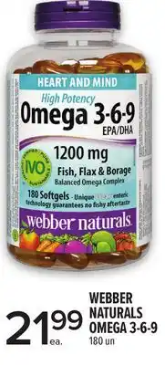Metro WEBBER NATURALS OMEGA 3-6-9 offer