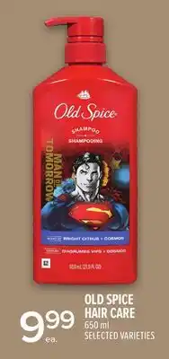 Metro OLD SPICE HAIR CARE offer