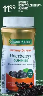 Metro NATURE'S BOUNTY ELDERBERRY + GUMMIES offer