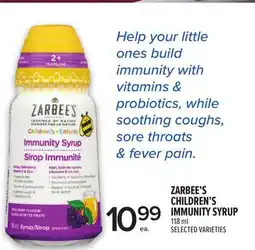 Metro ZARBEE'S CHILDREN'S IMMUNITY SYRUP offer