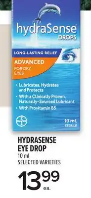 Metro HYDRASENSE EYE DROP offer