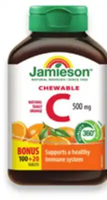 Walmart Jamieson vitamin C 120s or D 240s offer