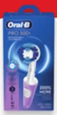Walmart Oral B Pro 500+ Or Kids Licensed Electric Toothbrush offer