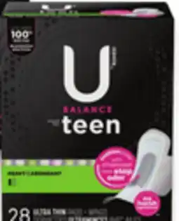 Walmart U By Kotex Premium Pads Tampons Or Liners offer