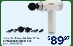Walmart Homedics Therapist Select Elite percussion massage gun offer