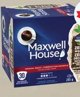Walmart Maxwell House coffee pods offer