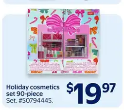 Walmart Holiday cosmetics set 90-piece offer