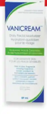 Walmart Vanicream daily facial moisturizer offer