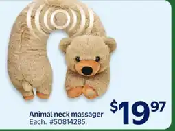 Walmart Animal neck massager offer