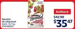 Walmart Beneful A dry dog food offer