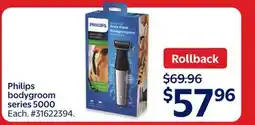 Walmart Philips bodygroom series 5000 offer