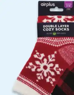 Walmart Airplus double-layer socks offer