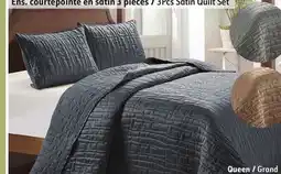 Sushi Shop 3Pcs Satin Quilt Set Queen / Grand offer