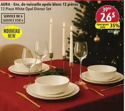 Sushi Shop 12 Piece White Opal Dinner Set offer