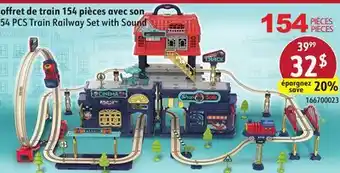 Sushi Shop 154 PCS Train Railway Set with Sound offer