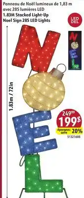 Sushi Shop 1.83M Stacked Light-Up Noel Sign 285 LED Lights offer