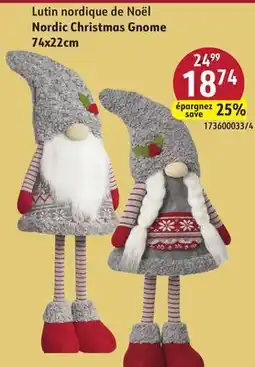 Sushi Shop Nordic Christmas Gnome 74x22cm offer