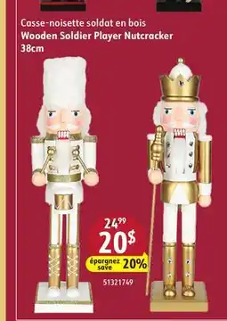 Sushi Shop Wooden Soldier Player Nutcracker offer