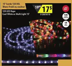 Sushi Shop 120 LED Rope Cool White or Multi Light 15' offer