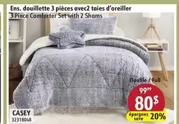 Sushi Shop 3 Piece Comforter Set with 2 Shams, CASEY Double / Full offer