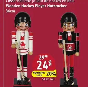 Sushi Shop Wooden Hockey Player Nutcracker offer