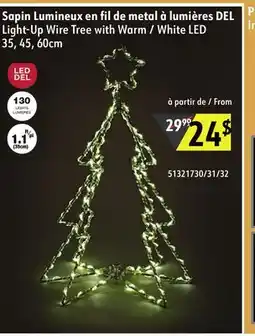 Sushi Shop Light-Up Wire Tree with Warm / White LED offer