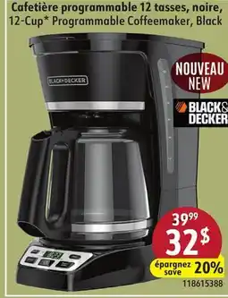Sushi Shop NOUVEAU 12-Cup* Programmable Coffeemaker, Black offer