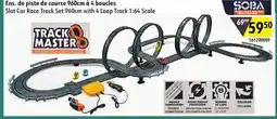 Sushi Shop Slot Car Race Track Set 960cm with 4 Loop Track 1:64 Scale offer
