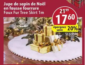 Sushi Shop Faux Fur Tree Skirt offer