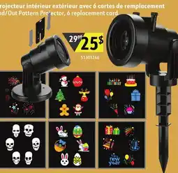 Sushi Shop Ind/Out Pattern Projector, 6 replacement card offer