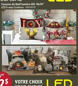 Sushi Shop LED X-mas Cushions 18x18 offer